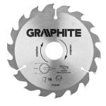 Rezna ploča za drvo 165 mm 18-30 zubi GRAPHITE 57H648-57H652