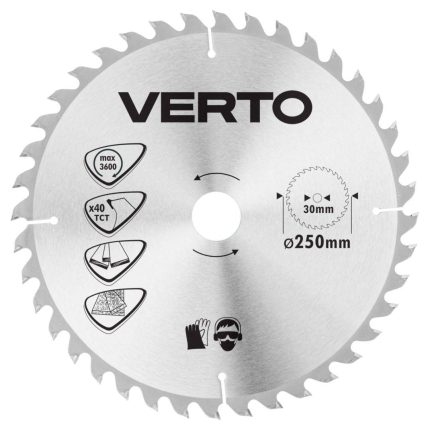 Rezna ploča za drvo 250x30 mm VERTO 61H134