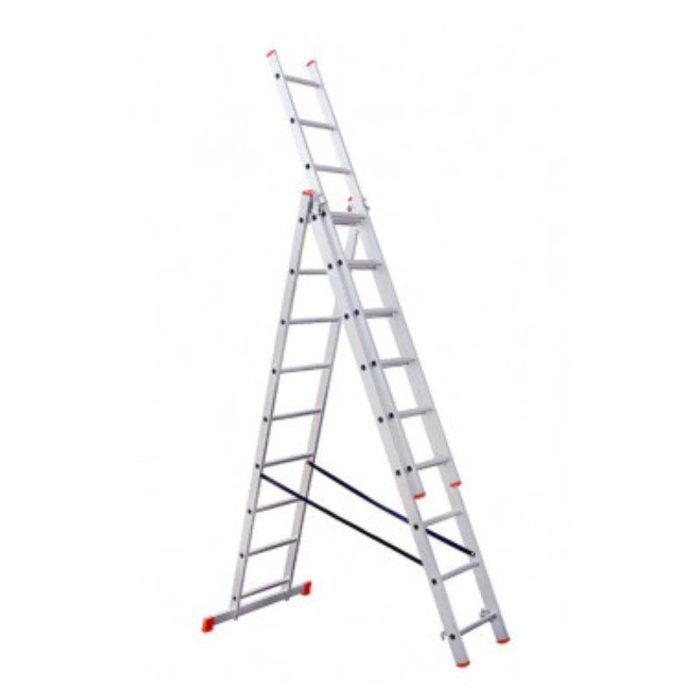 STS Trodijelne višenamjenske ljestve 6-11 gazišta - Slika 5