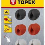 Samoljepljivi držači za kabele 6 kom TOPEX 79R270