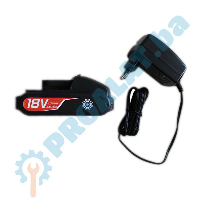 Set aku bušilica 18 V AP18-01 + pribor GEO - Slika 3