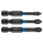 Set bit nastavaka 1/4" 3 kom GRAPHITE 56H542