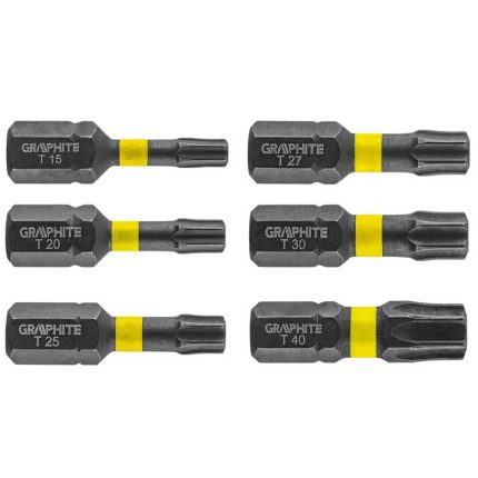 Set bit nastavaka 1/4" 6 kom GRAPHITE 56H541