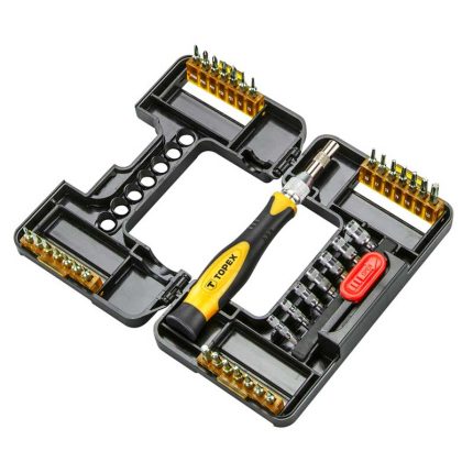 Set bitova s odvijačem 37 kom TOPEX 39D343