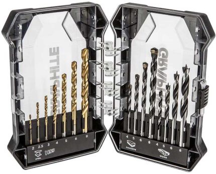 Set borera 15 kom GRAPHITE 55H220