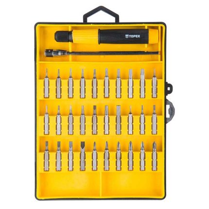 Set držač i bitovi 32 kom TOPEX 39D555