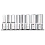 Set dubokih nasadnih ključeva 1/2" 8 kom NEO 08-650