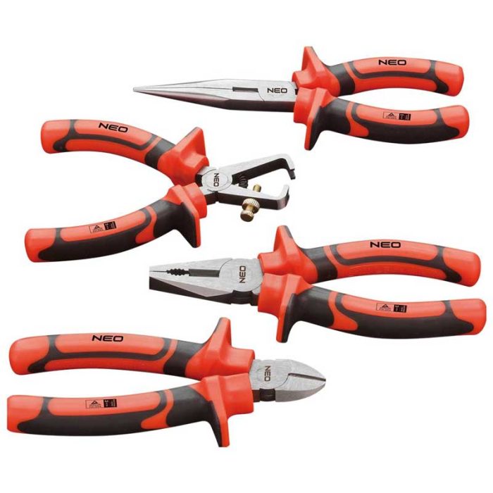 Set kliješta za električare 4 kom 1000 V NEO 01-304 - Slika 2