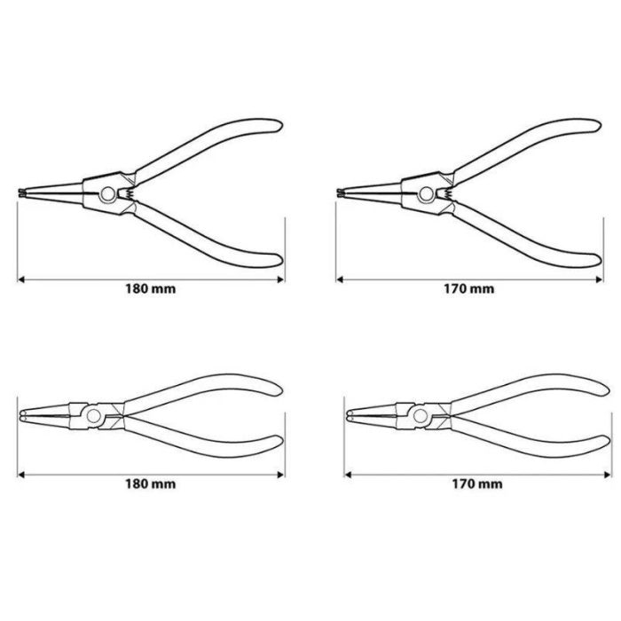 Set kliješta za prstene 4 kom NEO 01-097 - Slika 6