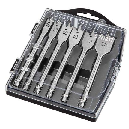 Set lopatastih svrdla 6 kom GRAPHITE 57H211