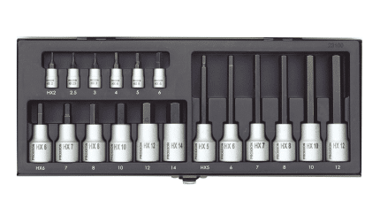 Set nasadnih imbus ključeva 18 kom 23100 PROXXON
