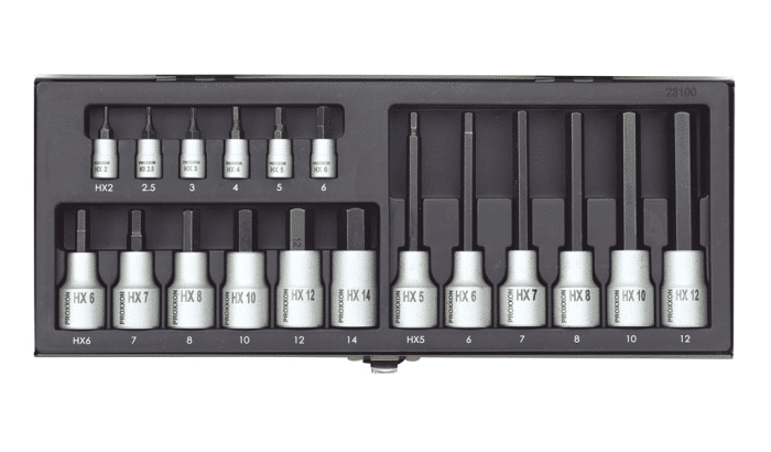 Set nasadnih imbus ključeva 18 kom 23100 PROXXON Set nasadnih imbus ključeva 18 kom 23100 PROXXON