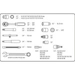 Set nasadnih ključeva 1/2" 1/4" 82 kom NEO 10-058 - Slika 9
