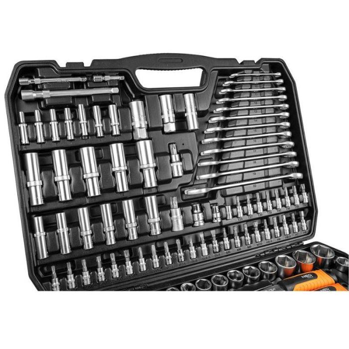 Set nasadnih ključeva 1/2" 3/8" 1/4" 300 kom NEO 10-218 - Slika 3