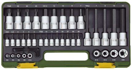 Set nasadnih ključeva 1/2" i 1/4" 42 kom 23290 PROXXON