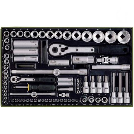 Set nasadnih ključeva 1/2" i 1/4" 86 kom 23640 PROXXON