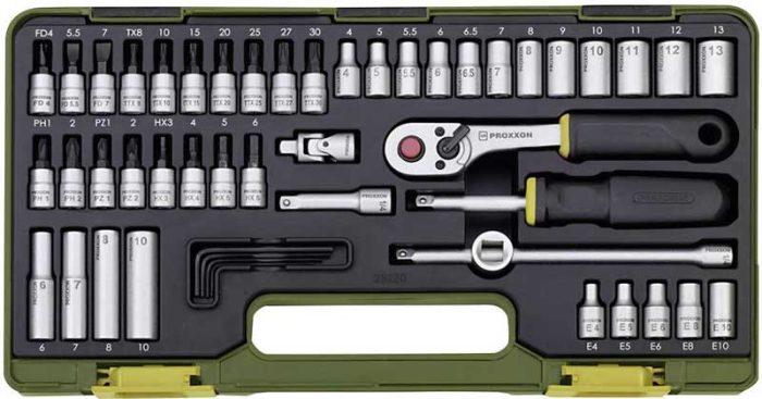 Set nasadnih ključeva 1/4" 50 kom 23280 PROXXON Set nasadnih ključeva 1/4" 50 kom 23280 PROXXON