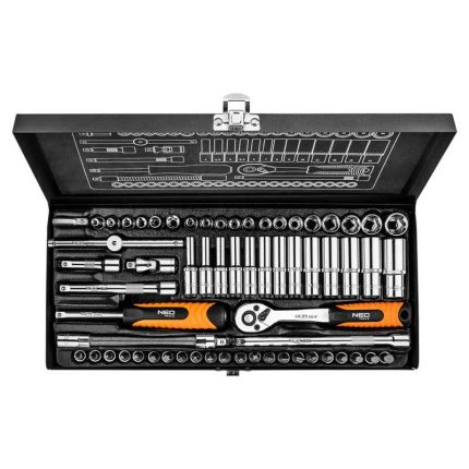 Set nasadnih ključeva 1/4" 63 kom NEO 08-679