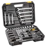 Set nasadnih ključeva 1/4" 71 kom TOPEX 38D645