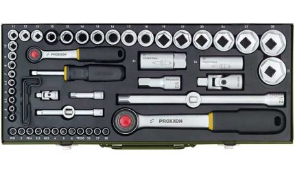 Set nasadnih ključeva 1/4" i 1/2" 56 kom 23040 PROXXON