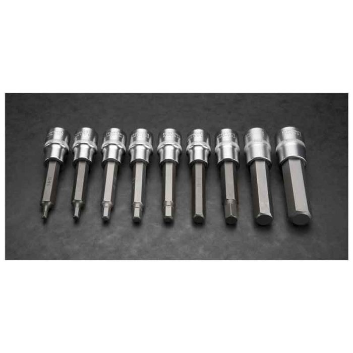 Set nasadnih ključeva imbus/hex 1/2" 9 kom NEO 08-706 - Slika 2