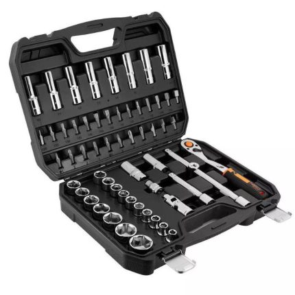 Set nasadnih ključeva s račnom 1/2" 58 kom NEO 10-042