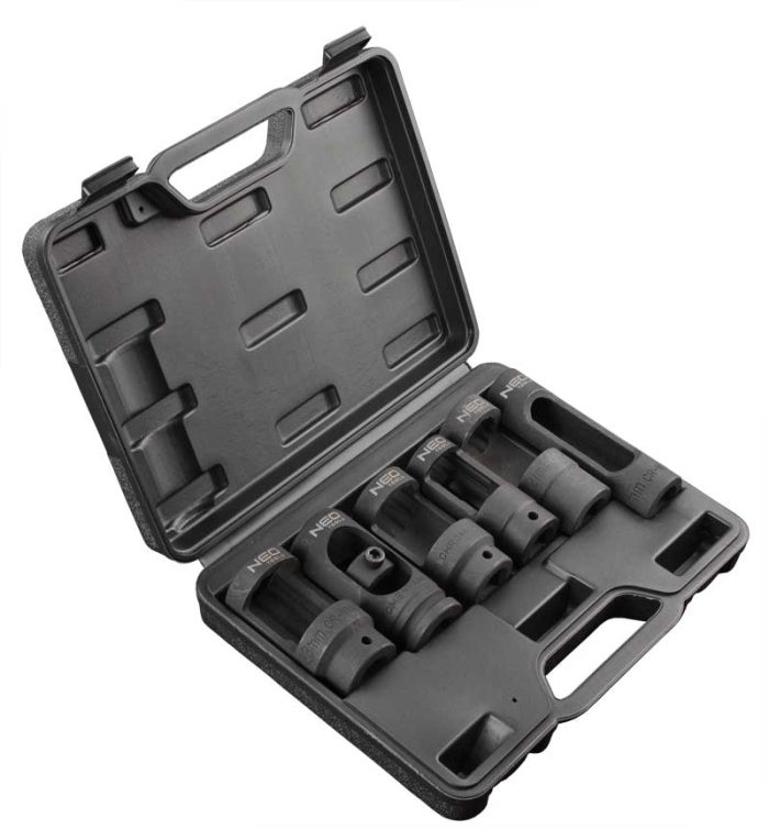 Set nasadnih ključeva za injektore dizelskih motora 1/2" NEO 11-200 Set nasadnih ključeva za injektore dizelskih motora 1/2" NEO 11-200