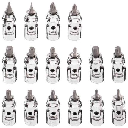 Set nasadnih zglobnih ključeva 1/4" 16 kom NEO 08-714