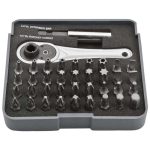 Set nastavaka/bitova s račnom 1/4" 38 kom NEO 06-105