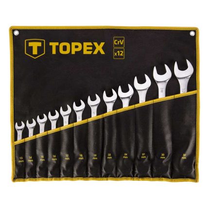 Set okasto-viljuškastih ključeva 12 kom 13-32 mm TOPEX 35D758