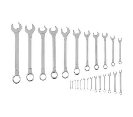 Set okasto-viljuškastih ključeva 25 kom 6-32 mm TOP TOOLS 35D370