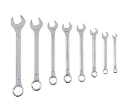 Set okasto-viljuškastih ključeva 8 kom 6-19 mm TOP TOOLS 35D356