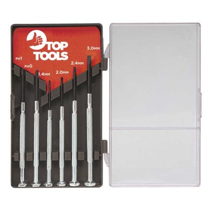 Set preciznih odvijača 6 kom TOP TOOLS 39D193