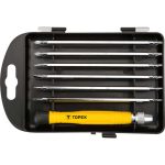 Set preciznih odvijača s držačem 7 kom TOPEX 39D551