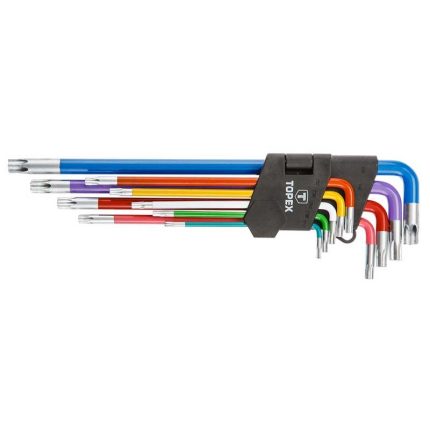 Set torx ključeva u boji 9 kom T10-T50 TOPEX 35D969