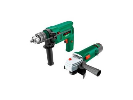 Set udarna bušilica + kutna brusilica 500 W VERTO 52G105