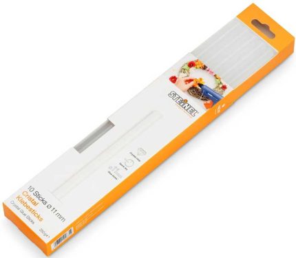 Silikonski štapići bijeli 11 mm 200 g STEINEL