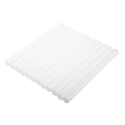 Silikonski štapići transparentni 11 mm 12 kom TOPEX 42E113