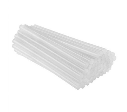 Silikonski štapići transparentni 11 mm 50 kom TOP TOOLS 42E151