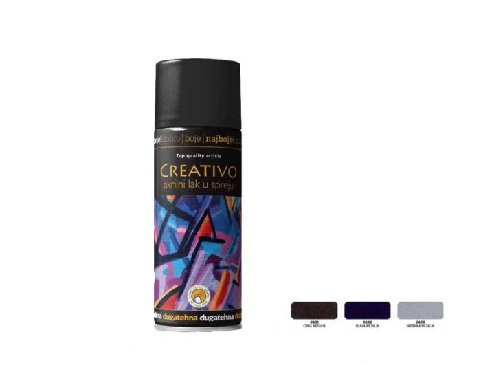 Sprej creativo akrilni lak metalik DUGA TEHNA Sprej creativo akrilni lak metalik DUGA TEHNA
