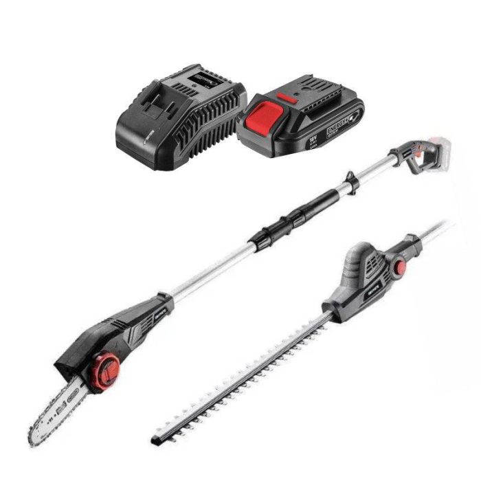 Teleskopska pila i škare za živicu u setu 18 V GRAPHITE 58G098 Teleskopska pila i škare za živicu u setu 18 V GRAPHITE 58G098