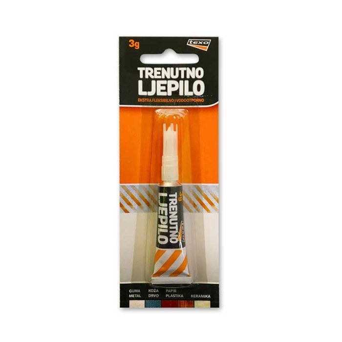 Trenutno ljepilo 3 g TEXO Trenutno ljepilo 3 g TEXO
