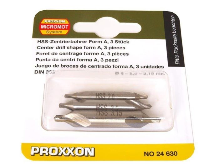 Trodijelni set svrdala za zabušivanje 24630 PROXXON - Slika 2