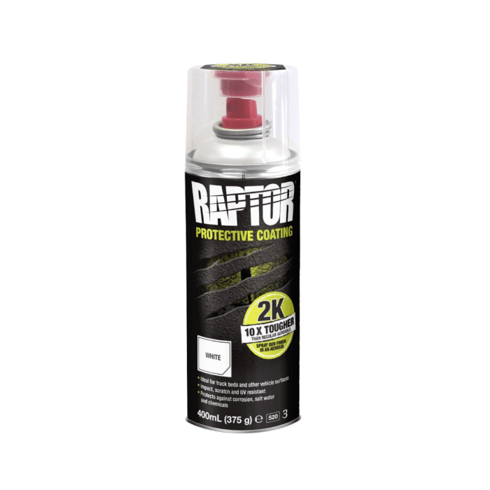 Untitled design (2) UPOL RAPTOR Bijeli premaz 2k 400 ml - Slika 1