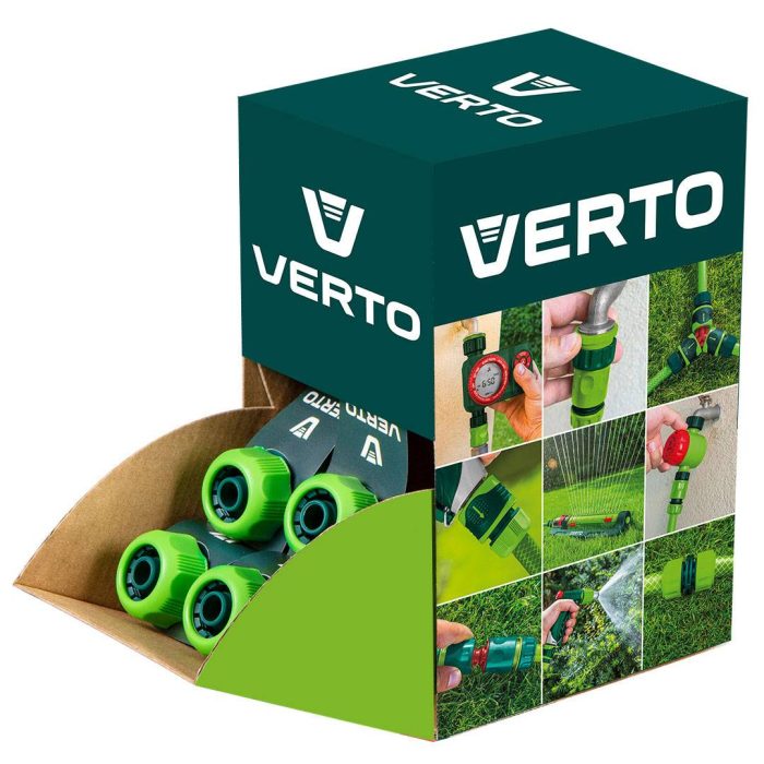 VERTO vrtna bimetal spojnica za crijevo 1/2" 30 komada 15G730-30 VERTO vrtna bimetal spojnica za crijevo 1/2" 30 komada 15G730-30