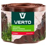 VERTO vrtna fleksibilna ograda 10 cm x 9 m smeđa 15G513