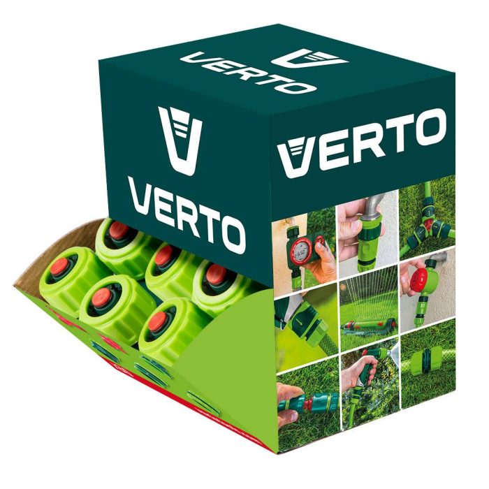VERTO vrtna stop spojnica za crijevo 3/4" 30 komada 15G723-30 VERTO vrtna stop spojnica za crijevo 3/4" 30 komada 15G723-30