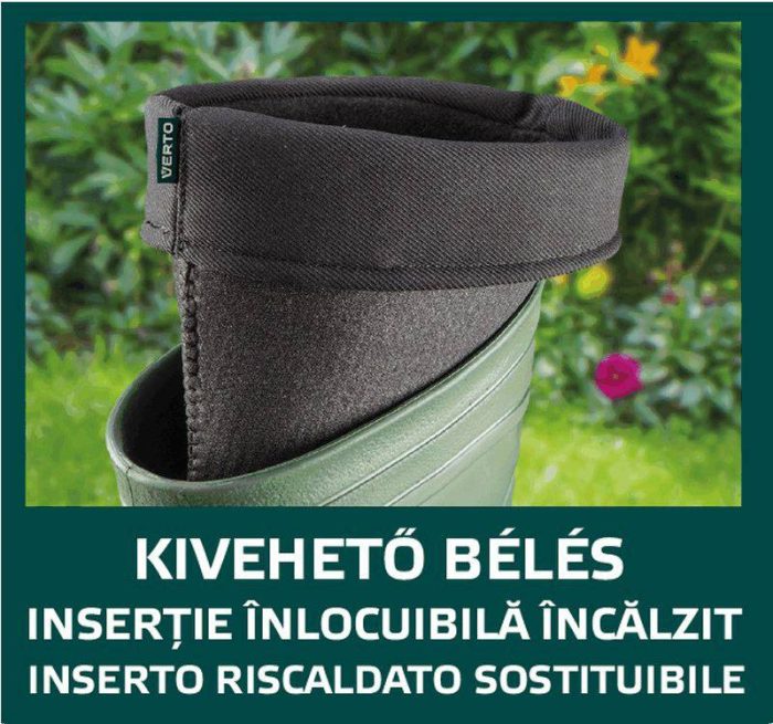 VERTO vrtne gumene čizme EVA futrovane 40-47 15G930-15G937 - Slika 2