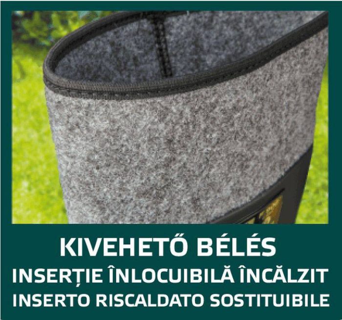 VERTO vrtne gumene čizme futrovane 39-47 15G900-15G908 - Slika 2