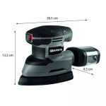 Vibracijska brusilica 180 W GRAPHITE 59G336 - Slika 11